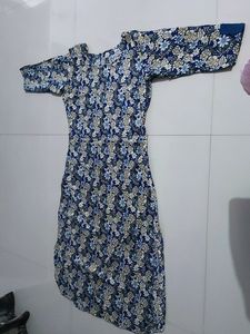 Branded[STRETCH] Peacock Colour Kurti 3/4 Sleeve