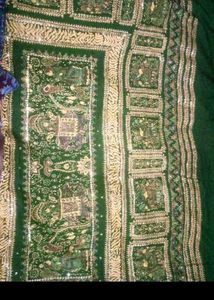 Jaipuri Art  Embroidery Design Saree