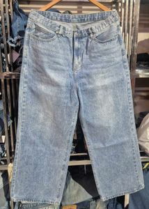 Made In Korea Wide Leg Denim Jeans