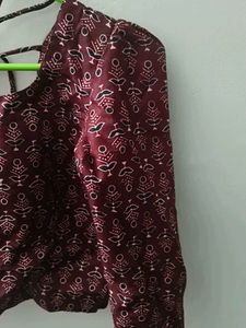 Printed Readymade Saree Blouse
