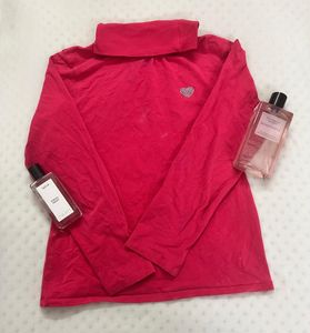 DJ&amp;C High Neck Pink Top