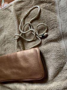 Unused Gold Clutch Handbag
