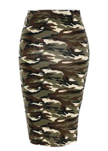 Camouflage Bodycon Skirt – Chic &amp; Bold