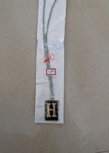 H Silver Chain