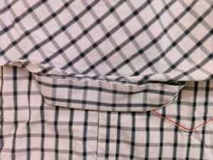 Black And White Check Cotton Men Shirt
