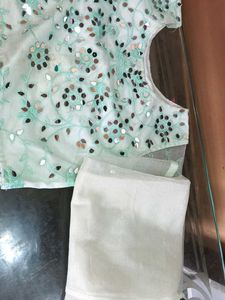 Mint Green Embellished Lehenga