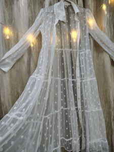 Polka Dot Sheer Duster