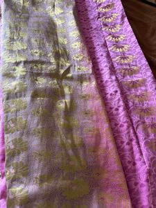 Kora Saree With Out Bloused Used