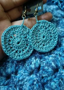 Circle Crochet Earrings