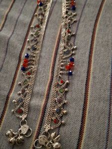 Anklets with Colorful Beads