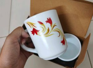 2 Borosil Coffee Mugs Set