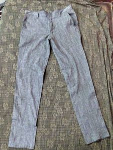 Gray Casual Pants