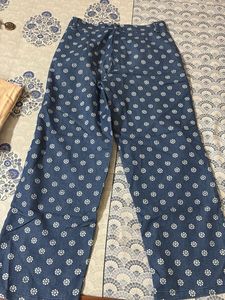 Floral Print Wide Leg Jeans