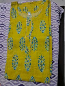 Floral Print Kurta