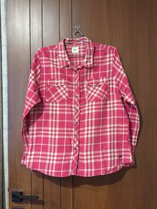 Hot Pink Check Shirt