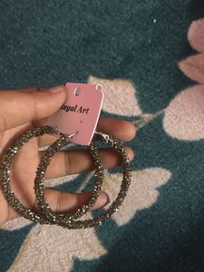 Sparkly Hoop Earrings