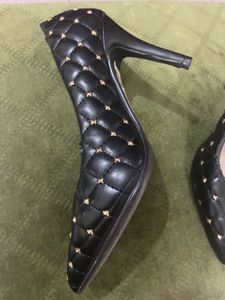 Studded Black Heels Combo