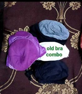 पुरानी थोडी डैमेज ब्रा 5 का कॉम्बो 4 पैडेड 1 बिना