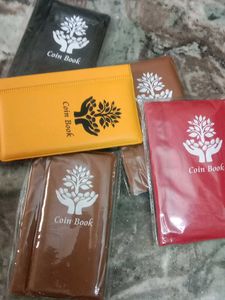 Mini Pocket Coin Holder Album Pack Of 5
