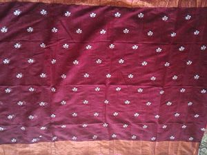 Trending Parijat embroidered Silk wid Shibori Work