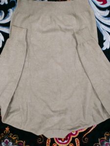 Beige Knit Pullover