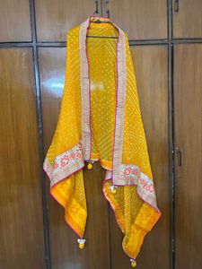 Jaipuri Bandej Lengha Choli With Duppata In Silk