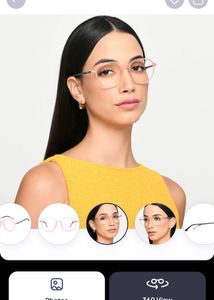 Lenskart Air OnlineTransparent Full Rim Geometric