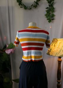 Striped Knit Top