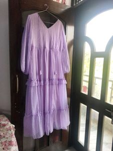 Lavender Tiered Maxi Dress
