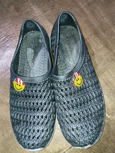 Girls silver colour shoes