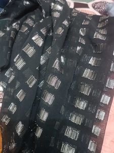 Sparkly Black Scarf