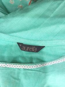 Aurelia Green Kurti With Duppata ( Women)
