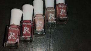 Ronzille  Quick Dry And Glossy Nail Paints Set Of5
