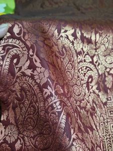 Elegant Maroon Saree