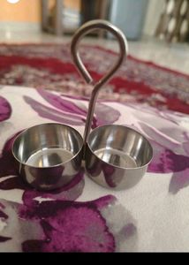 Stainless Steel Surajmukhi Agardan &amp; Haldi Kumkum