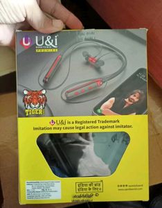 U&amp;i Tiger Series 40 Hours Music Time Wireless Neckband with Mic Bluetooth Headset