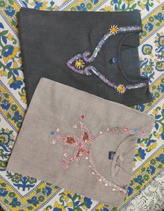 Combo of 8 Straight Cotton Kurta, Women&#39;s Kurti