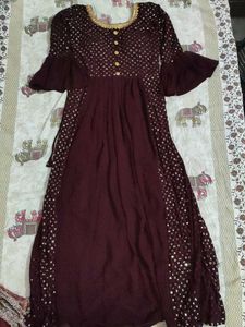 Elegant Maroon Kurta Set