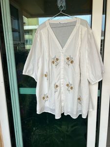 Brand New Top With embroidery