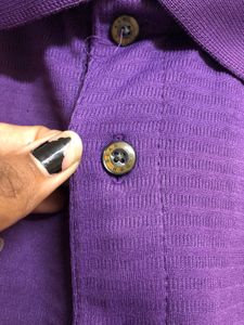 Purple Short Sleeve T Shirt