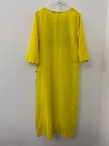 Yellow &amp; White Kurta