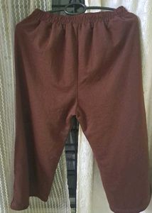 Brown Casual Lower Pants