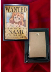 Wanted Nami Dead or Alive Wall Frame Anime Lovers