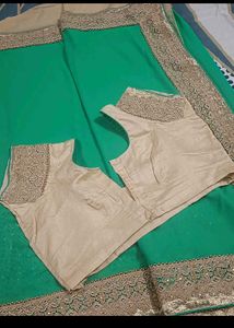 Beautiful Heavy Saree With Blouse 🥰
