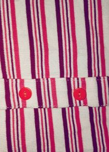 Striped Button-Up Tee