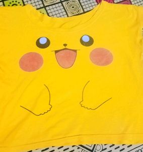 Pickachu Yellow Colour T-shirt