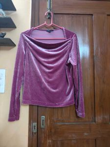 Imported Party Wear Velvet Top Double Layer