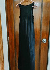 H&amp;M BLACK SLEEVELESS BODYCON DRESS