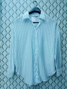 New With Tag Korean Striped Oversized Shirt