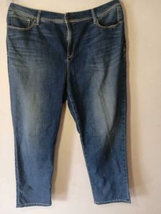 Cropped Denim Jeans